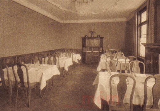 Bahnhofbuffet Biel, das Restaurant I. Klasse, um 1923