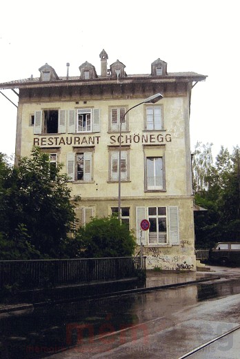 Das Restaurant Schönegg in Biel-Madretsch, 2003