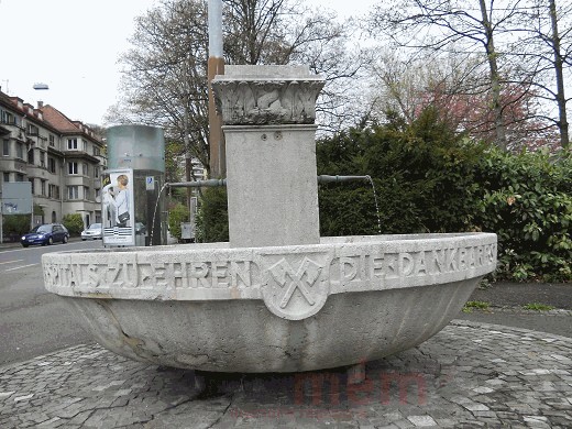 Wildermethbrunnen, die letzte Spur des Obelisken für die Opfer der Neptun-Katastrophe