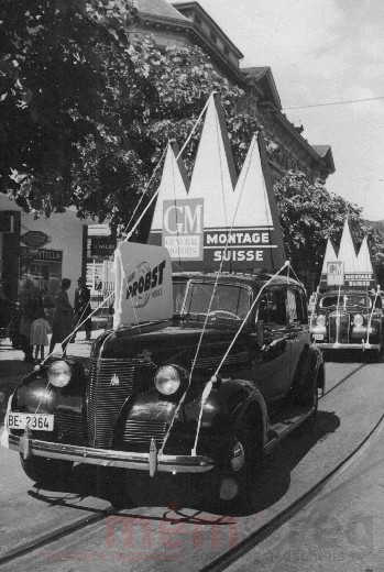 Reklamewagen für die General Motors, um 1938