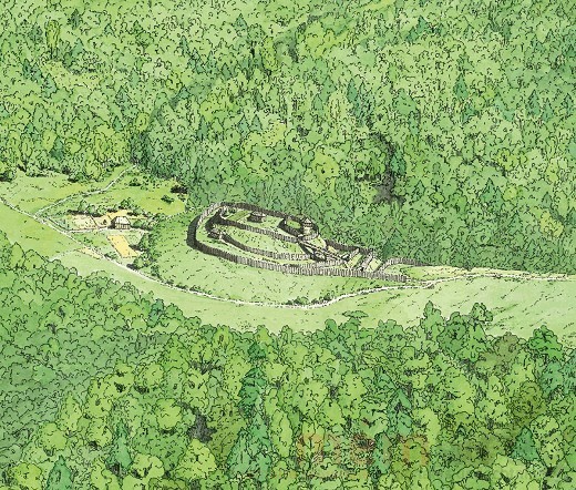 Die Holzburg von Aarberg
