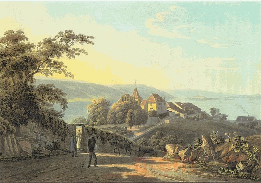 Blick auf Erlach, Ansicht von Südwesten