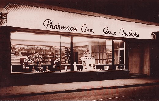 Die Geno-Apotheke in Biel