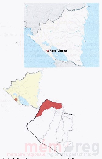 Nicaragua, die Provinz Carazo und die Stadt San Marcos
