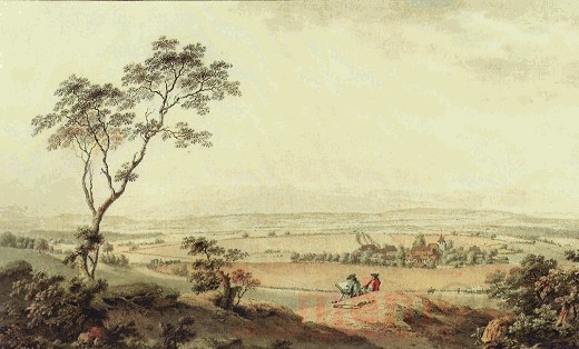 Das Kloster Frienisberg von Süden, 1771