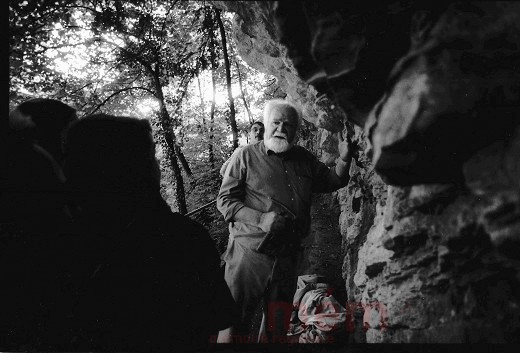 Max Antenen in der Taubenlochschlucht, um 1998