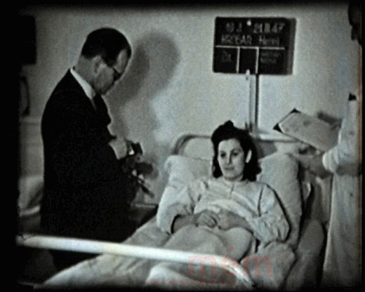 Besuch im Spital von Floridsdorf, 1948