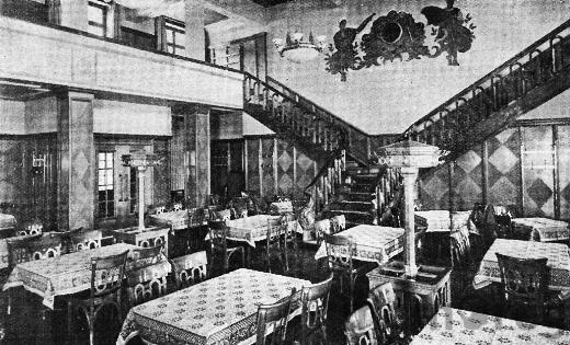 Buffet II. Klasse im Bahnhof Biel, 1923