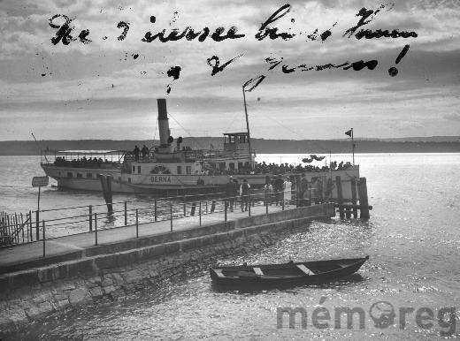 Das Dampfschiff «Berna»