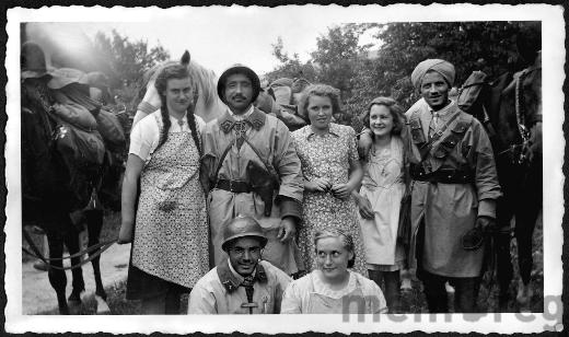 Internierte «Spahis» in Ipsach, 1940