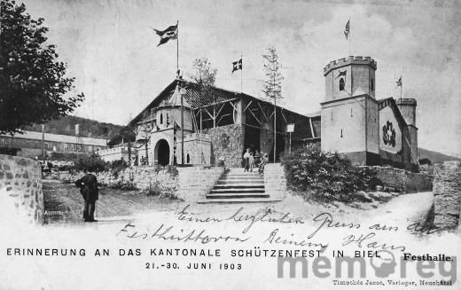 Kantonales Schützenfest 1903 in Biel