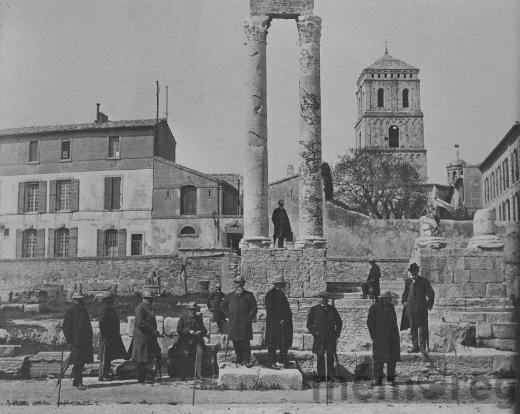 Sänger der Bieler Liedertafel in Arles, 1910