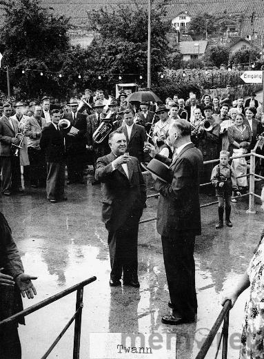 Jungfernfahrt der «M/S Stadt Biel» am 27. Juni 1953