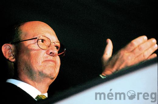 Marc Gassmann am Jubiläumsanlass der Firma W. Gassmann, 2000