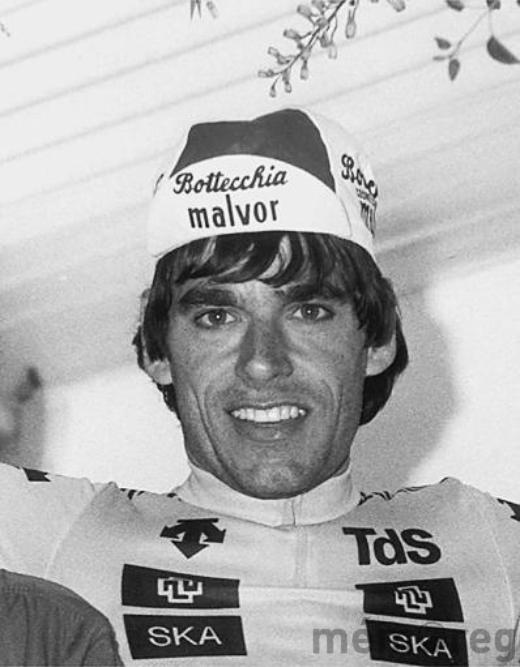 Der Radsportler Daniel Gisiger aus Biel, um 1977