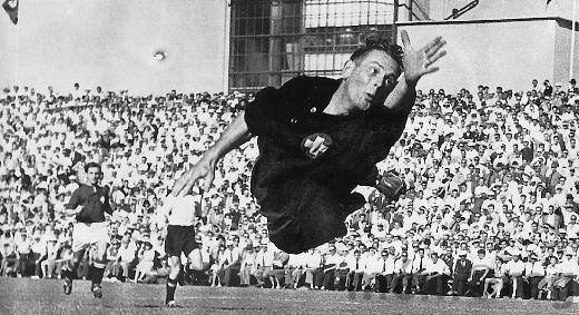 Fritz Jucker, Torhüter des FC Biel, um 1947