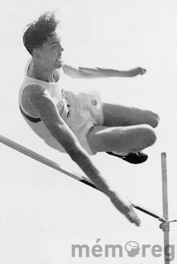 Leichtathlet Hans Wahli, Biel, um 1950