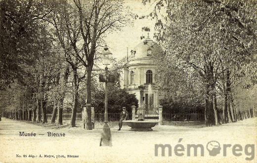 Das Museum Schwab in Biel, um 1900