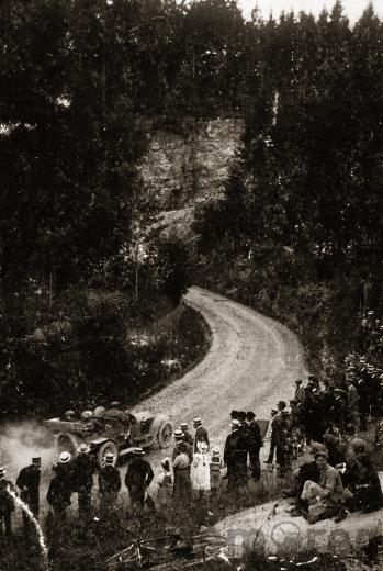 Das Autorennen vom Taubenloch nach Magglingen, 1913