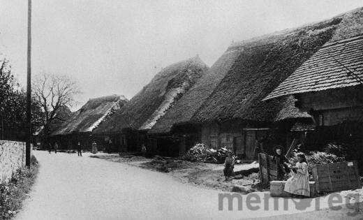 Müntschemiergasse in Ins um 1900