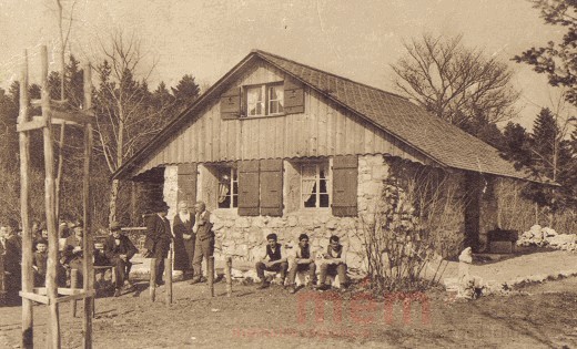 Ferienheim der Kinderfreunde Biel in Magglingen, um 1930