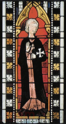 Kuno von Buchsee in der Ordenstracht der Johanniter, um 1285