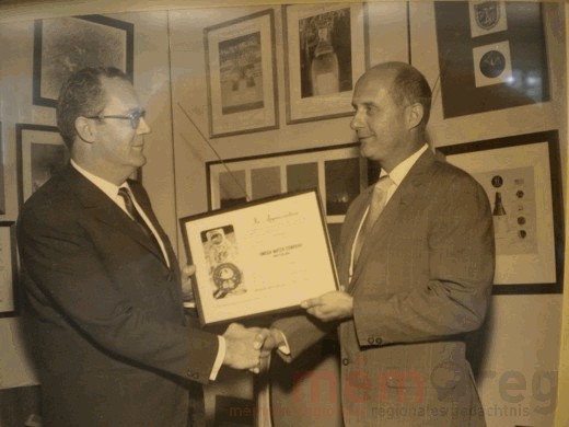 Übergabe des Snoopy Award in Houston, Oktober 1970