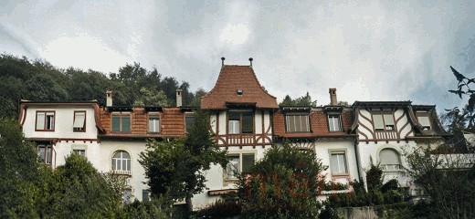 Einfamilienhauszeile im Heimatstil am Weissenrain in Biel